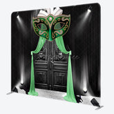 Aperturee - Aperturee Spotlight Black Door Masquerade Pillow Case Backdrop